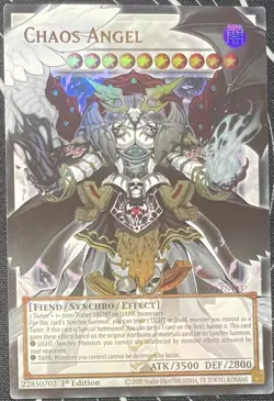 YuGiOh! - Chaos Angel (Extended Art) BLGG-EN143 Ultra Rare 1st Edition NM - Image 1