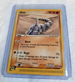 Pokemon Card Onix EX Sandstorm Non Holo Common 71/100 TCG Trading Card Game - Image 1