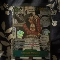 Dracule Mihawk OP-14 Manga Alt Art the Azure Sea’s Seven - Image 2
