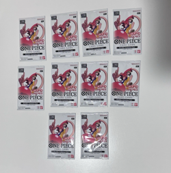 One Piece x Round1 Promo USA 10 Random Packs Sealed IN HAND! SHIPS SAME DAY! - Image 1