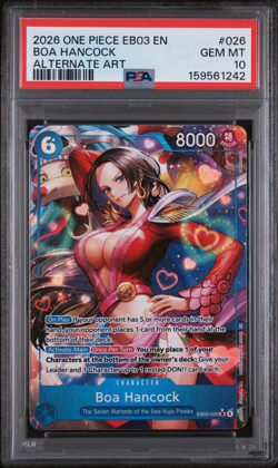 Boa Hancock - #EB03--026 EN Alternate Art PSA 10 - Image 1