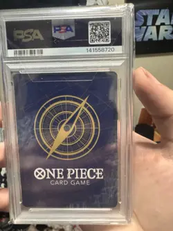 Bandai 2025 One Piece CCG Portgas D. Ace Alt Art Foil SEC OP13-119 PSA 10 EN - Image 2
