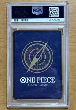 Bandai Monkey D. Luffy OP09-119 Alt Art Secret Rare Foil PSA 9 Japanese - Image 2