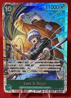 Law & Bepo ST24-004 Super Rare Starter Deck 24 One Piece Mint NM SP - Image 1