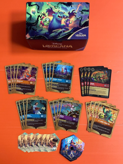 Disney Lorcana Attack of the Vine ALL PROMO MATERIALS + Storage Box + Counter - Image 1
