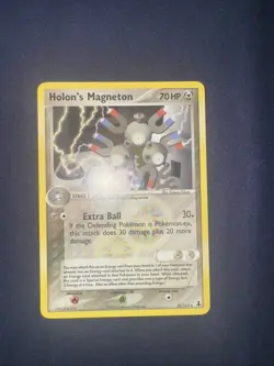 Pokemon TCG Holon's Magnemite EX Delta Species 70/113 Regular Common NM - Image 1