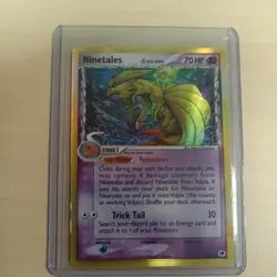 Pokemon TCG Ninetales 8/101 Delta Species EX Dragon Frontiers Reverse Holo - Image 1