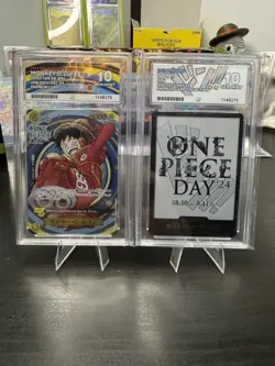 Monkey.D.Luffy OP07-109 Japanese One Piece Day PROMO & DON ACE 10 SEQUENTIAL SET - Image 1