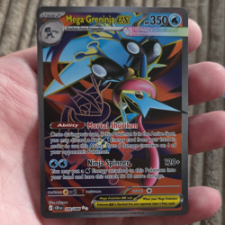 Pokemon TCG Mega Greninja EX 100/086 Choas Rising Ultra Rare - Image 1