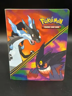Pokemon Mega Charizard X & Mega Gengar 60 Card Mini Portfolio BINDER ONLY - Image 1