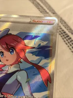 Pokemon TCG Skyla Trainer Shining Fates Holo Full Art Ultra Rare Card 072/072 - Image 2