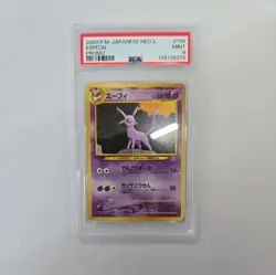 2000 Pokemon Japanese PSA 9 Neo Premium File 2 Espeon Promo Card - Image 1