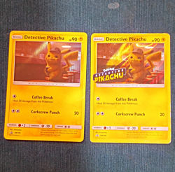 Nintendo Pokemon TCG Detective Pikachu SM190 Promo Lot 2 Cards English 2019 - Image 1