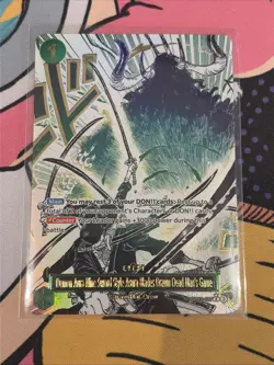 OP12-037 Demon Aura Dead Man's Game (Manga Event) ONE PIECE Card TCG NM English - Image 1