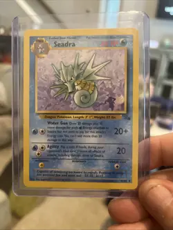 Pokemon TCG SEADRA FOSSIL 42 Unlimited Uncommon Card MINT CONDITION Never Played - Image 1