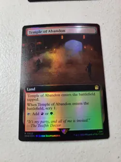 x1 Temple of Abandon - Foil - Extended Art R MTG Universes Beyond: Doctor Who NM - Image 1