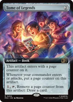 Tome of Legends (Extended Art) 454 Commander: Marvel Super Heroes NM/M MTG - Image 1
