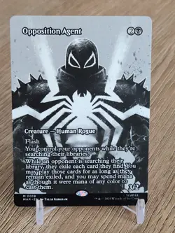 2025 Magic The Gathering Spiderman Opposition Agent #0019 Borderless Non-Foil - Image 1