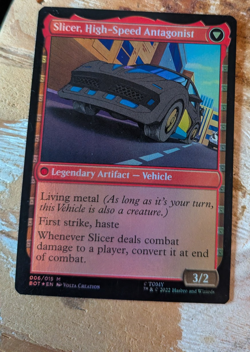 MTG Slicer, Hired Muscle - Universes Beyond: Transformers NM FOIL - Image 2