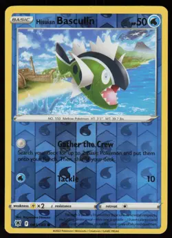 Hisuian Basculin 043/189 Common Astral Radiance Pokemon Reverse Holo LP - Image 1