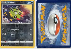 Spinarak 102/189 Common Darkness Ablaze Pokemon Reverse Holo LP Umemoto - Image 3