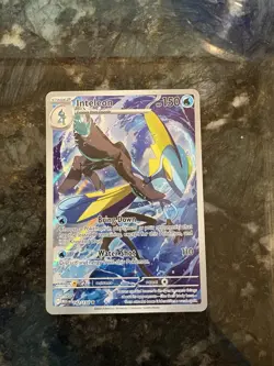 Inteleon Pokemon Card Bring Down Water Shot Holo Rare 142/132 NM - Image 1