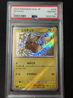 2023 Pokemon SV4a Pikachu PSA 10 Gem Mint #236 Japanese Shiny - Image 4