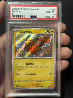 2023 Pokemon SV4a Pikachu PSA 10 Gem Mint #236 Japanese Shiny - Image 5