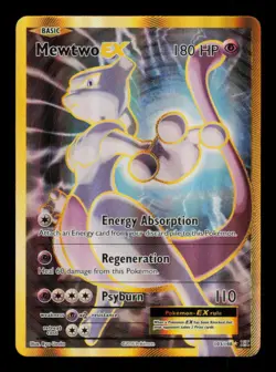 Pokemon Card Mewtwo EX 103/108 Evolutions EVO Holo XY Ultra Rare FA NM 2016 - Image 1