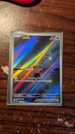 Pokemon Card Obisidian Flames Illustration Rare Lot (LP+) Ninetales Cleffa - Image 2