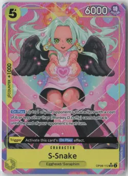 One Piece TCG S-Snake Alternate Art OP08-112 Two Legends SR Foil - Image 1