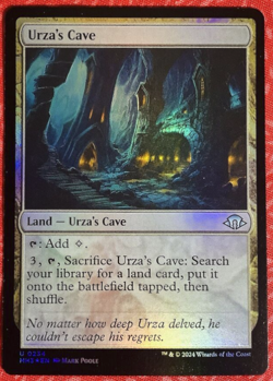 mtg magic Urza's Cave FOIL ENGLISH Caverne d'Urza modern horizons 3 - Image 1