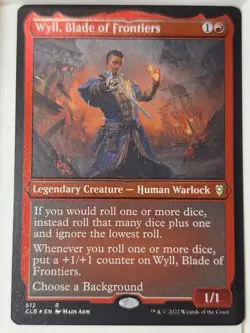 Wyll, Blade of Frontiers - ETCHED FOIL - Commander - Magic the Gathering MTG - Image 1