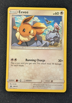 Eevee Promo Card Lot Pair SM235 & 12/12 McDonalds Collection 2019 Holo Bundle - Image 2