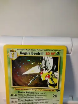 Pokemon TCG Koga's Beedrill Gym Challenge Holo Rare Card 9/132 2000 Unlimited Nm - Image 2