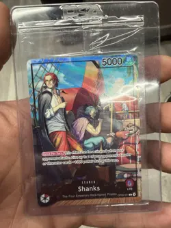 One Piece Shanks Leader Promo Card PSA Magazine Exclusive, OP09-001, Sealed - Image 1