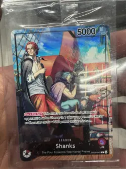 One Piece Shanks Leader Promo Card PSA Magazine Exclusive, OP09-001, Sealed - Image 2