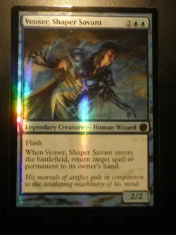 mtg magic venser shaper savant ENGLISH FOIL FTV from the vault twenty 20 forgeur - Image 1