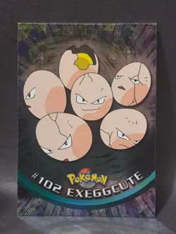 Exeggcute #102 Foil Blue Label Pokemon Topps Card TV Animation Edition - Image 1