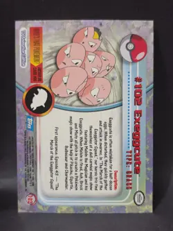 Exeggcute #102 Foil Blue Label Pokemon Topps Card TV Animation Edition - Image 2