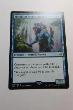 MTG Herald of Secret Streams x1- -Ixalan-Lightly Played - Image 1