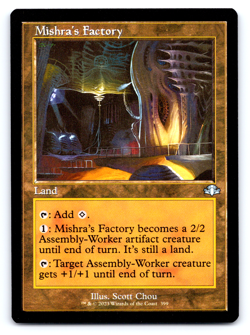 Mishra's Factory Retro Frame - Dominaria Remastered - MTG - Image 1