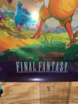 MTG - Final Fantasy - Chocobo 18 x 24 FOIL Promo Poster - NEW NEVER DISPLAYED - Image 2