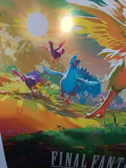 MTG - Final Fantasy - Chocobo 18 x 24 FOIL Promo Poster - NEW NEVER DISPLAYED - Image 4