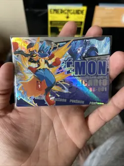 Pokemon non-TCG Chinese Mengka 1.0 & 2.0 Lucario SAR#001, BR#001, HR#009, WR#006 - Image 4
