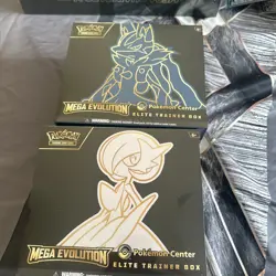 Pokemon TCG - Mega Evolution - Pokemon Center ETB Lucario & Gardevoir (Sealed) ✅ - Image 1