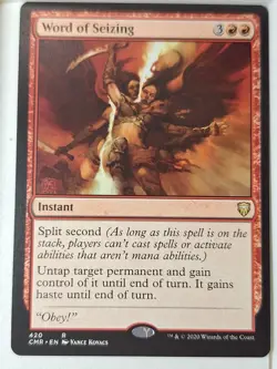 Word of Seizing - Commander: Legends - Magic the Gathering MTG Nice! - Image 1