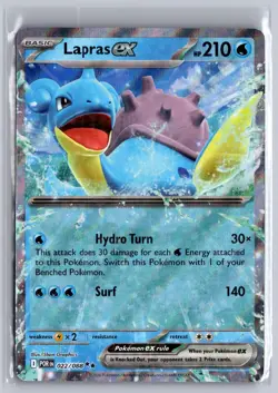 LAPRAS EX 022/088 DOUBLE RARE PERFECT ORDER POKEMON - Image 1