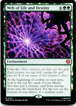 Web of Life and Destiny (FOIL) - [Marvel's Spider-Man] MTG Magic NM/M 🌳 - Image 3