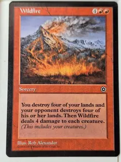 Wildfire - Portal 2 - Magic the Gathering MTG Nice! - Image 1